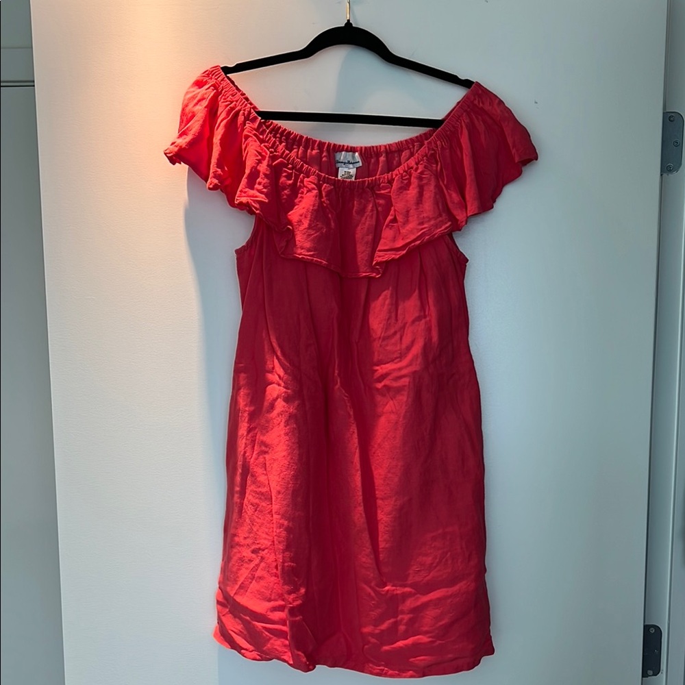 Tommy bahama Elegant Off-Shoulder Pink salmon Dress